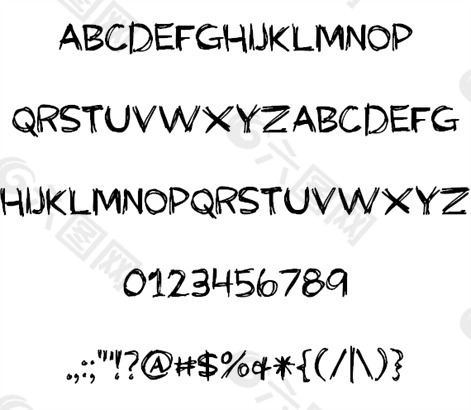 我祖父的农场的字体