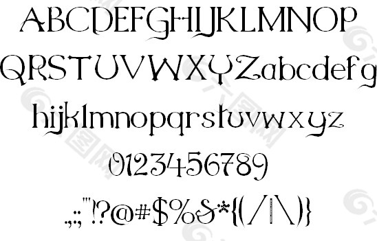 millenigem字体