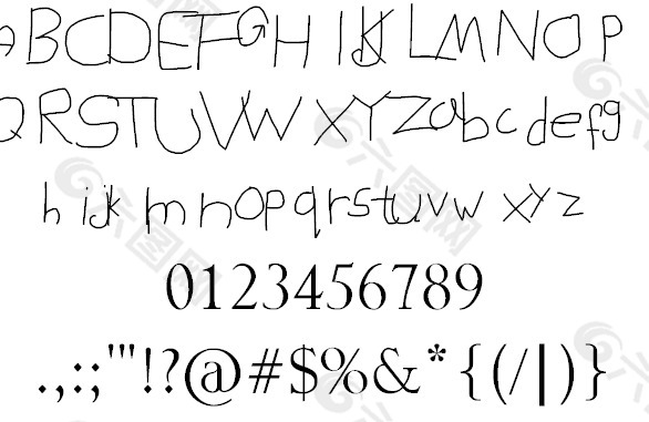 mokadesigner字体1字体