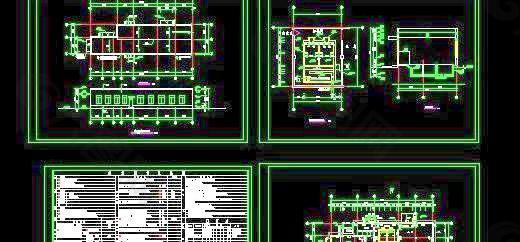 加氯加矾车间建筑图