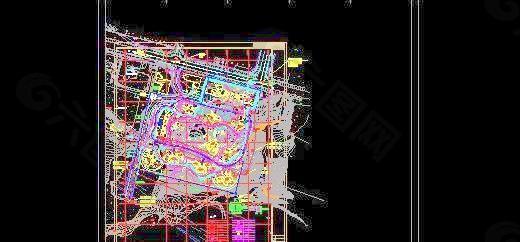 某路段室外综合管网平面图