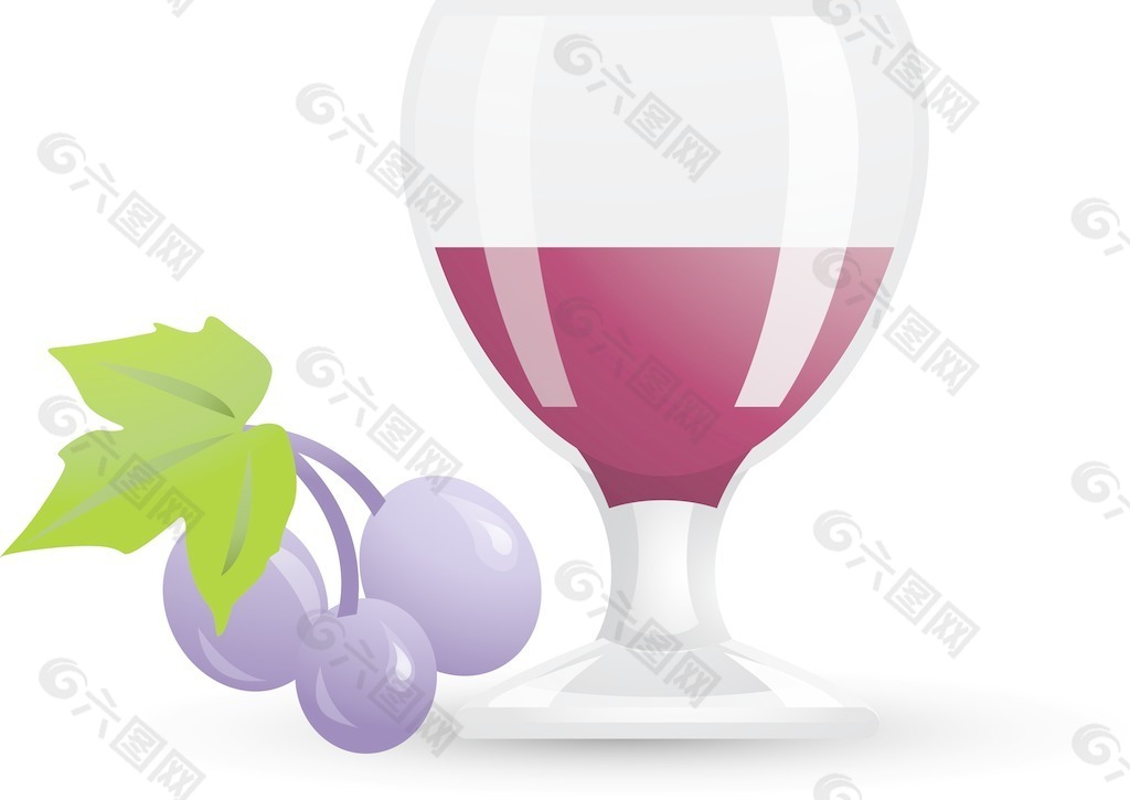 红葡萄酒的图标