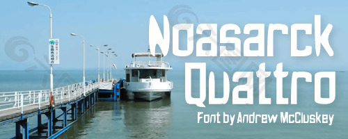 noasarck quattro的字体