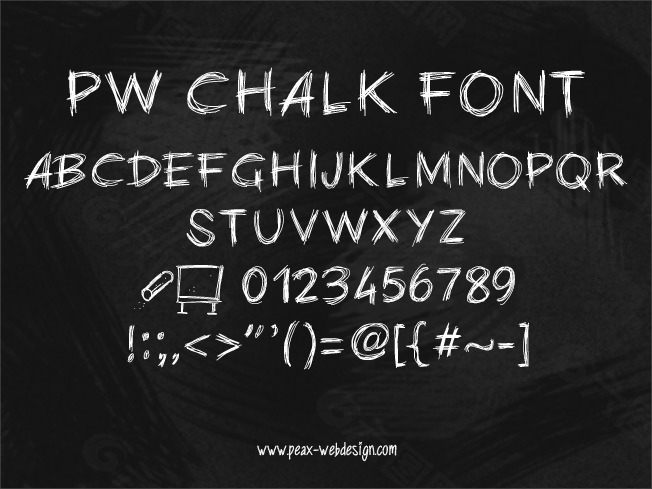 pwchalk字体