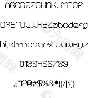 oricneo模版字体