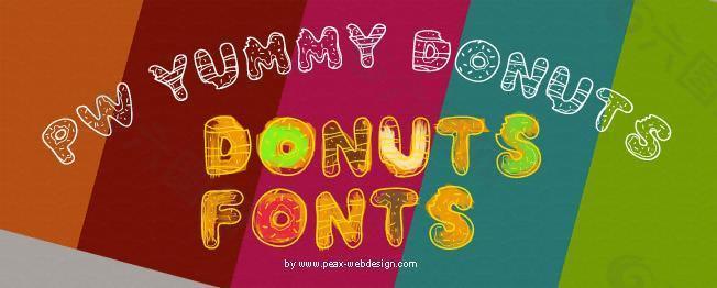 pwyummydonuts字體