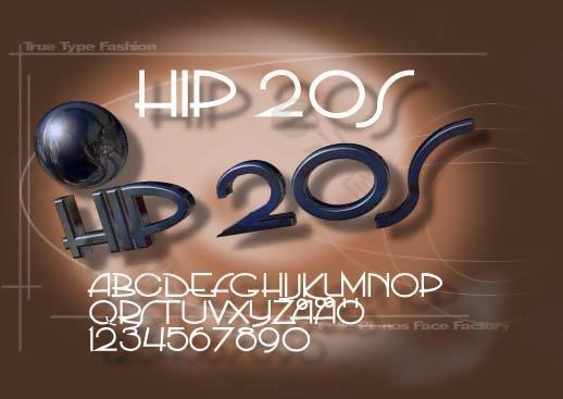 PP hip20s字体