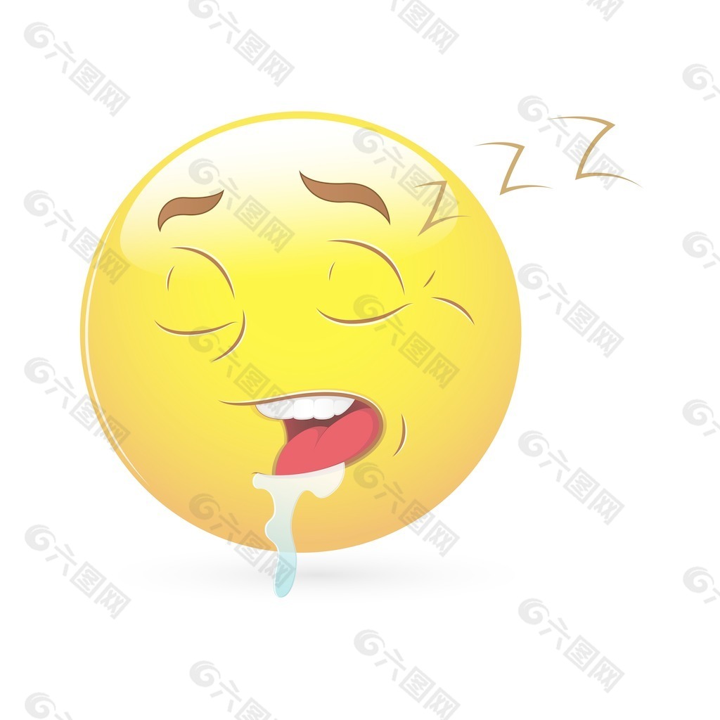 微笑符号面矢量睡的表达