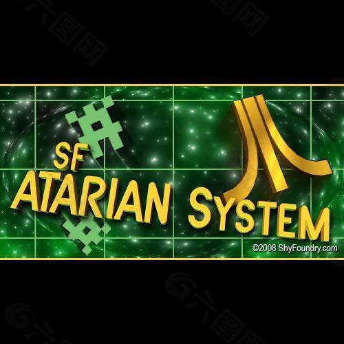 SF atarian系统字体