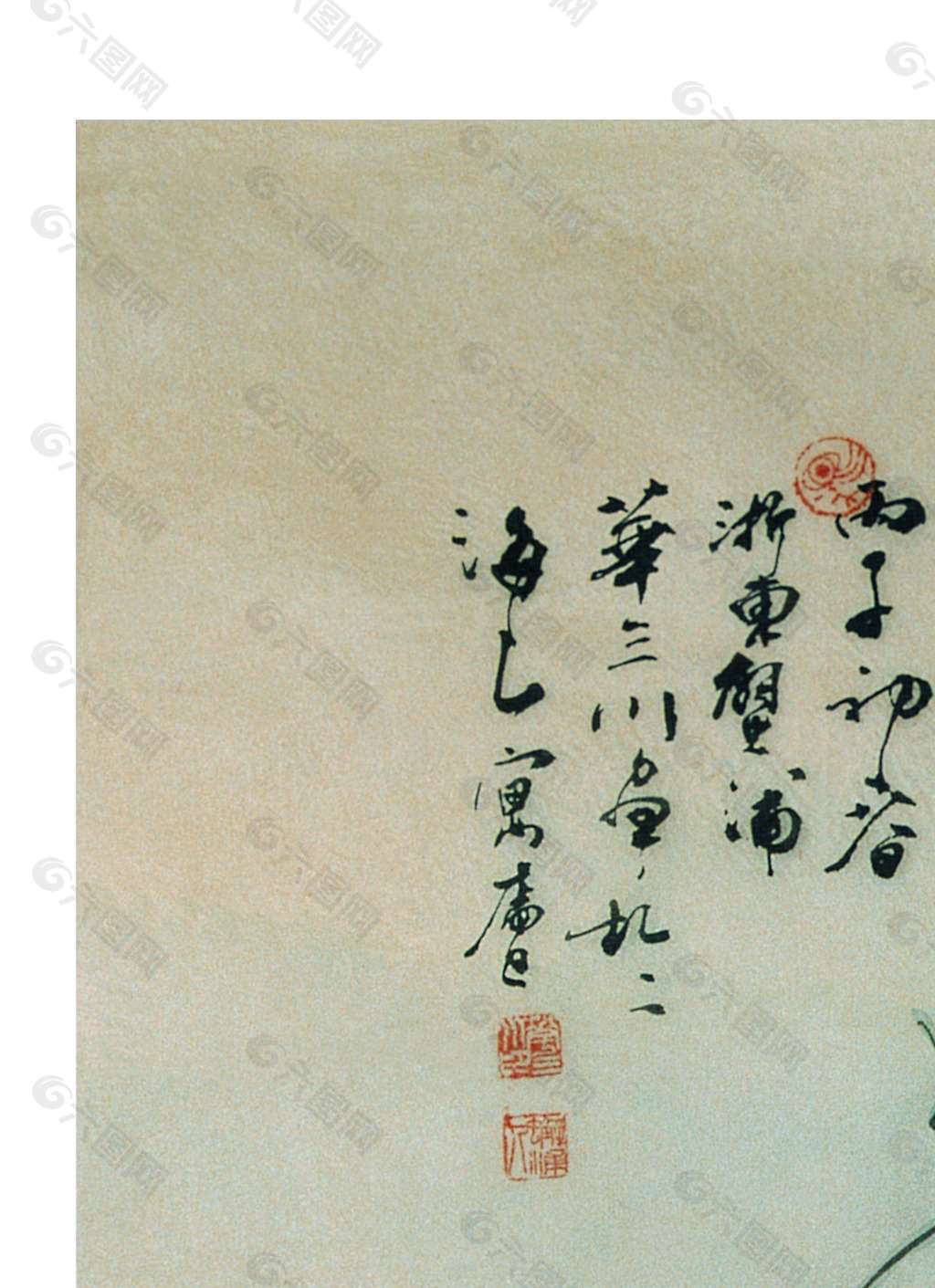 中国风骑驴童子图