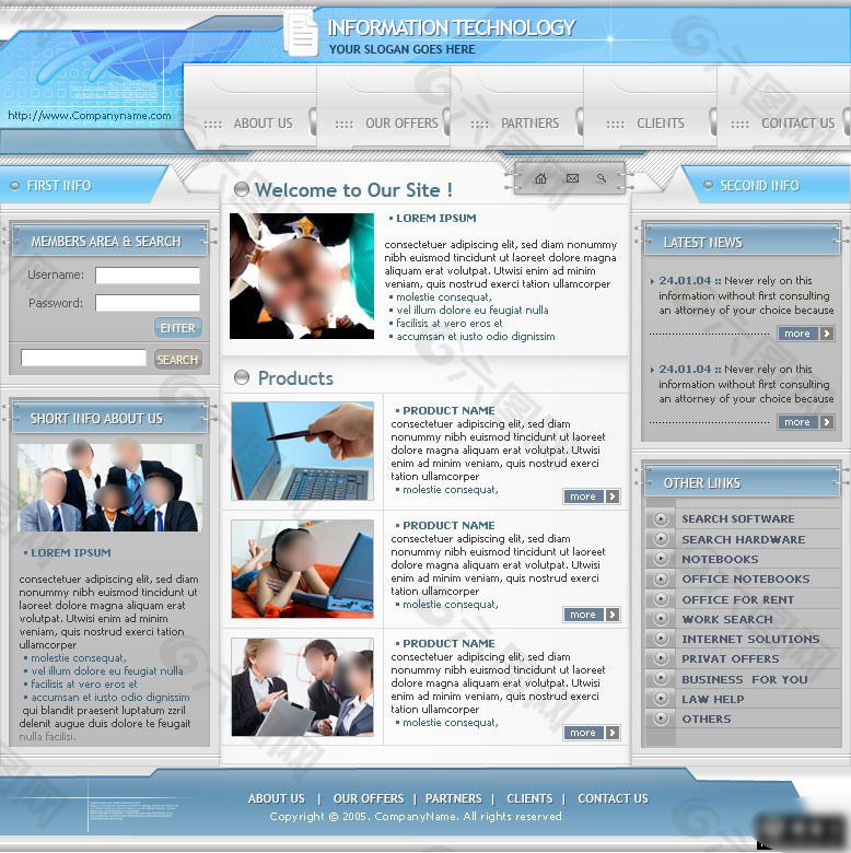 企业介绍网页设计