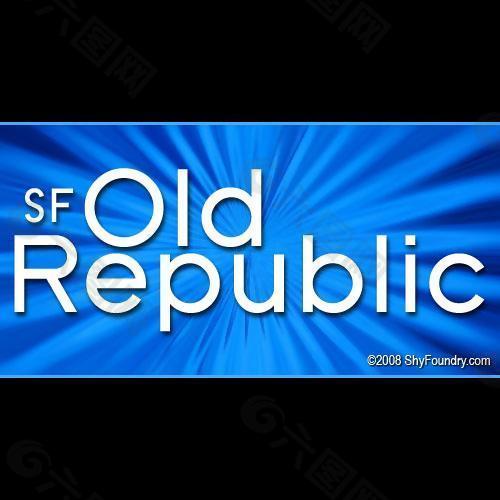 SF旧共和国的字体