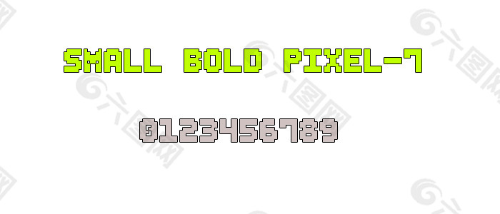 小豪pixel-7字体