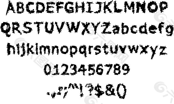 下水道系统字体