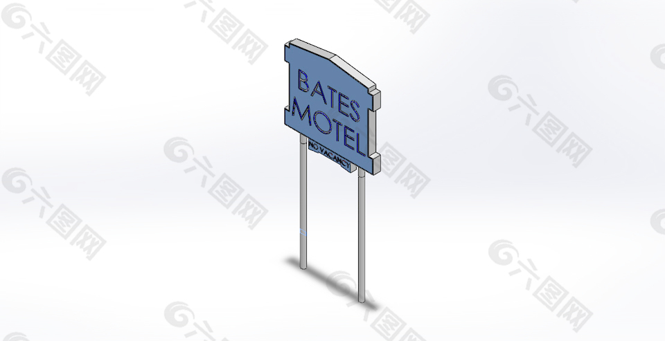 贝茨汽车旅馆标志