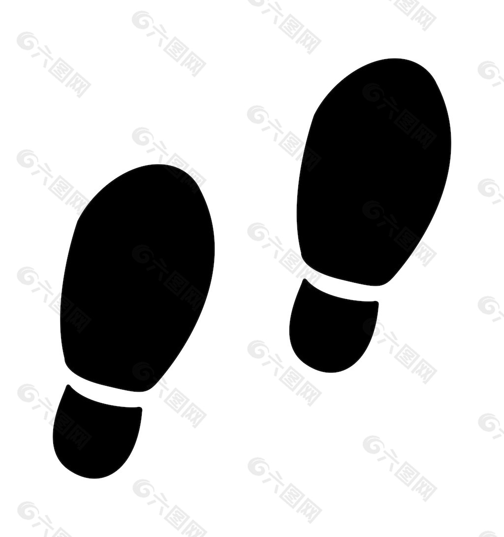 草鞋鞋印图片