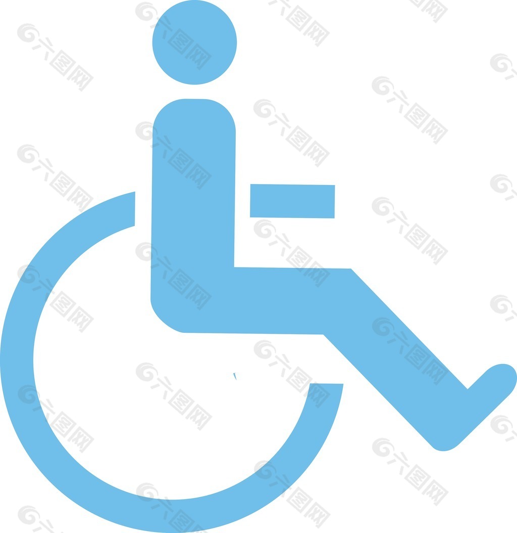 残疾人的简单图标