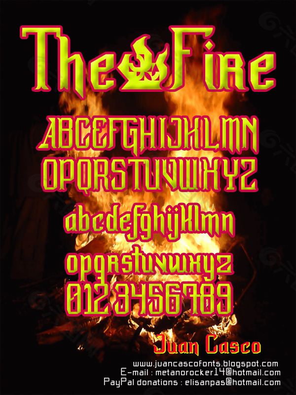 The·Fire font
