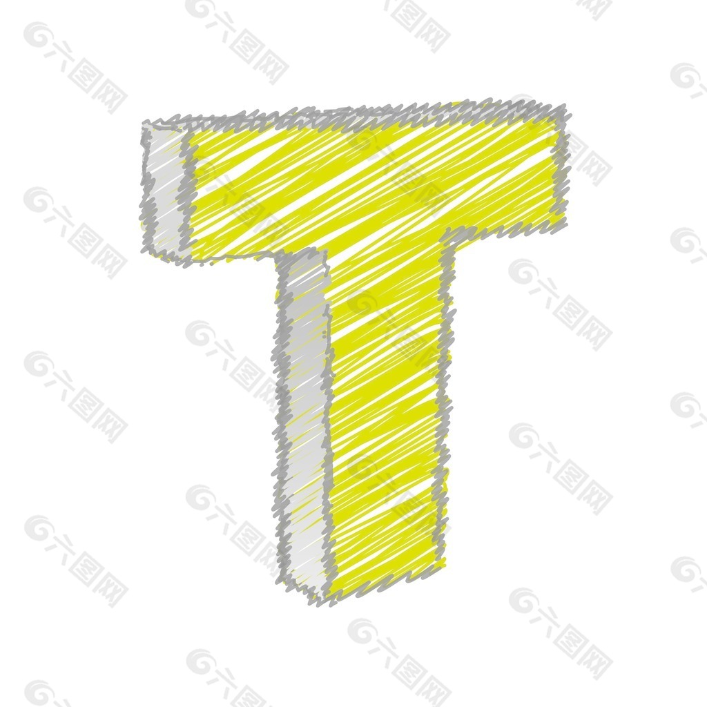 写t字母矢量