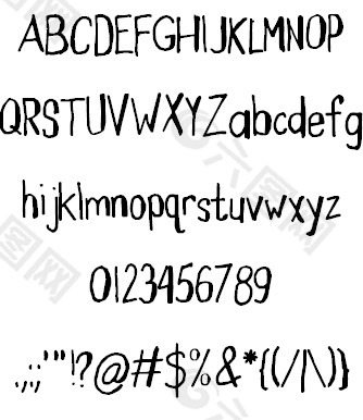 丑陋的谣言的字体