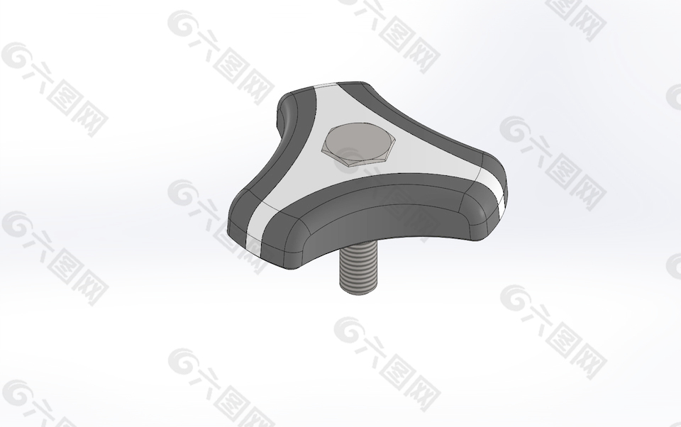 1 / 4-20 thumbscrew 3D印刷和sugru将旋钮