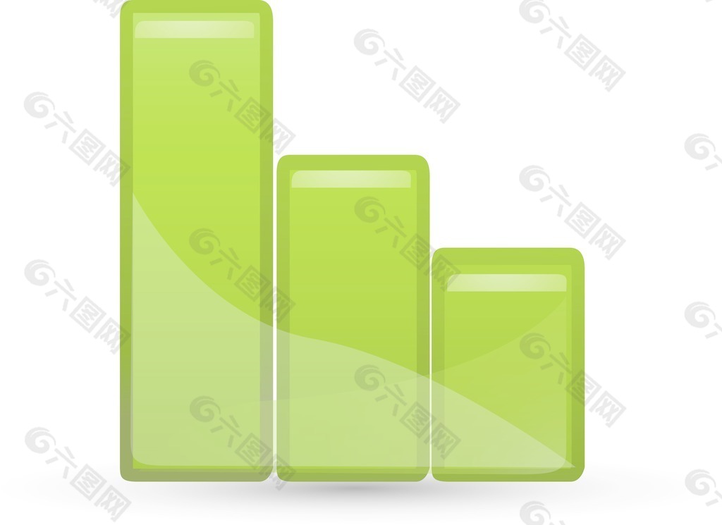 绿色条形图Lite应用程序图标