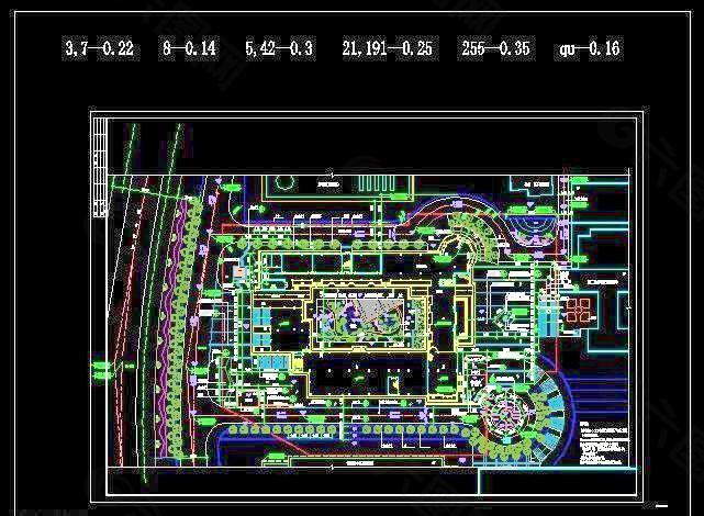 学校CAD平面图纸