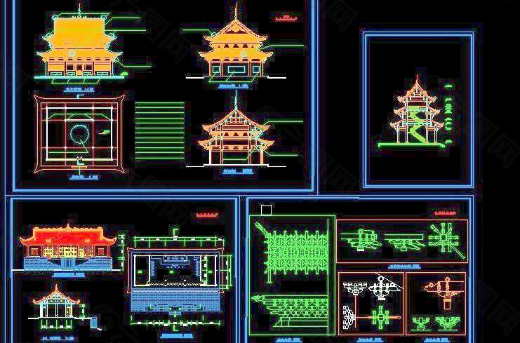 古建筑设计施工图