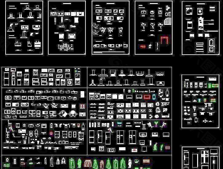 橱柜图库DWG