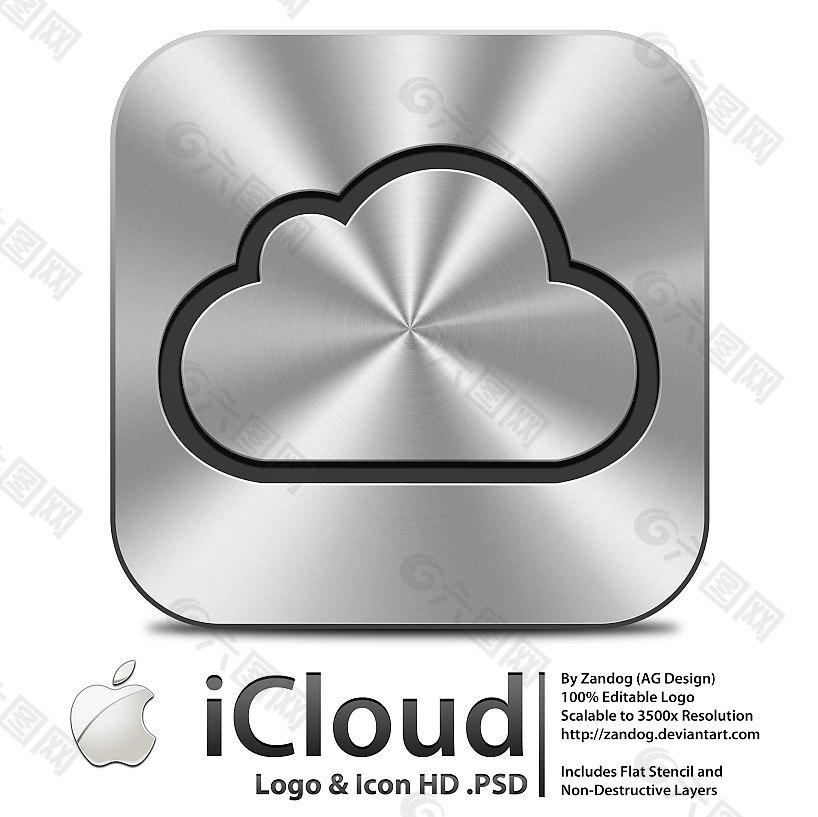 苹果 icloud 图标