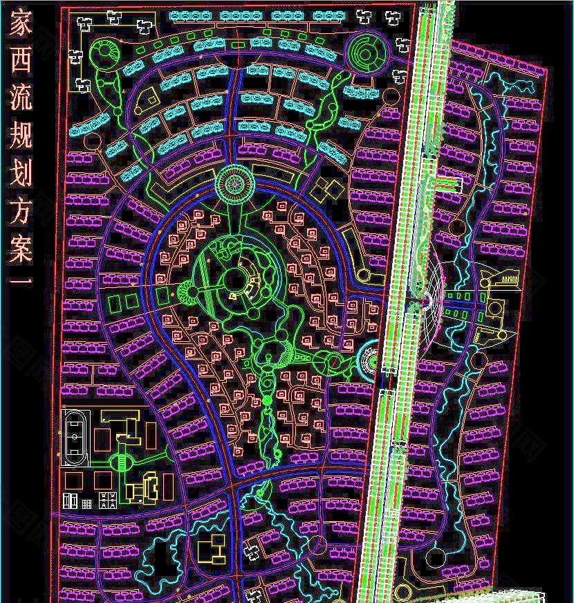 小区规划 某小区住宅规划图