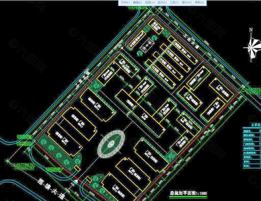 小区规划 住宅总规划平面图