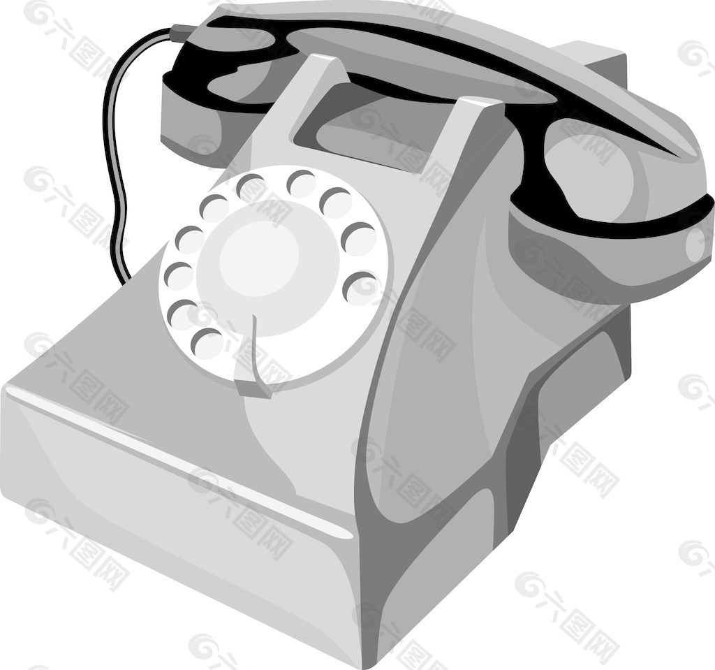 电话的复古风格