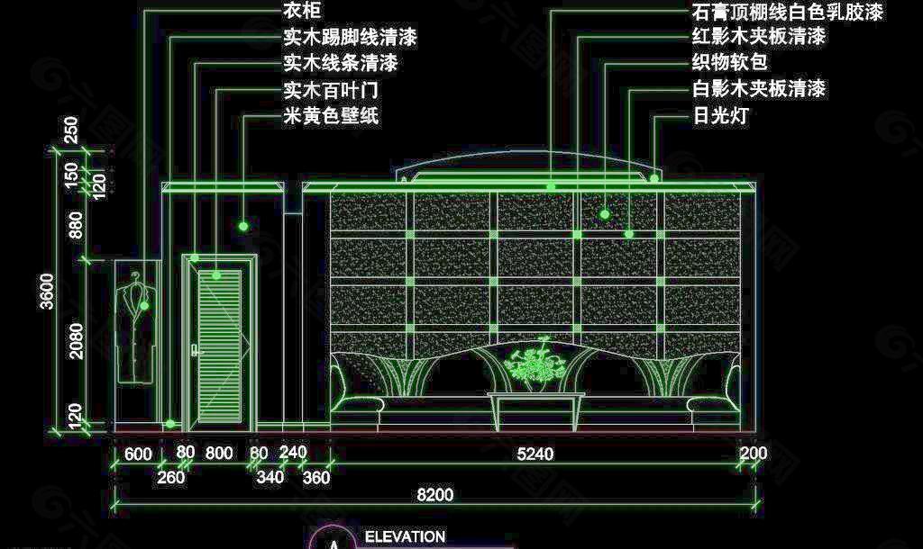 KTV包厢CAD设计素材