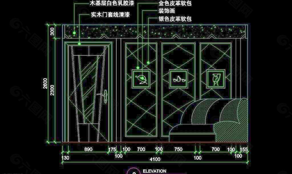 KTV包厢CAD设计素材