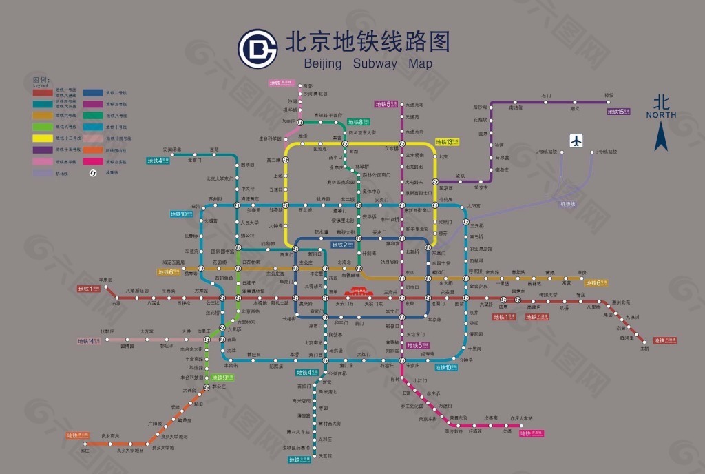 北京地铁2014