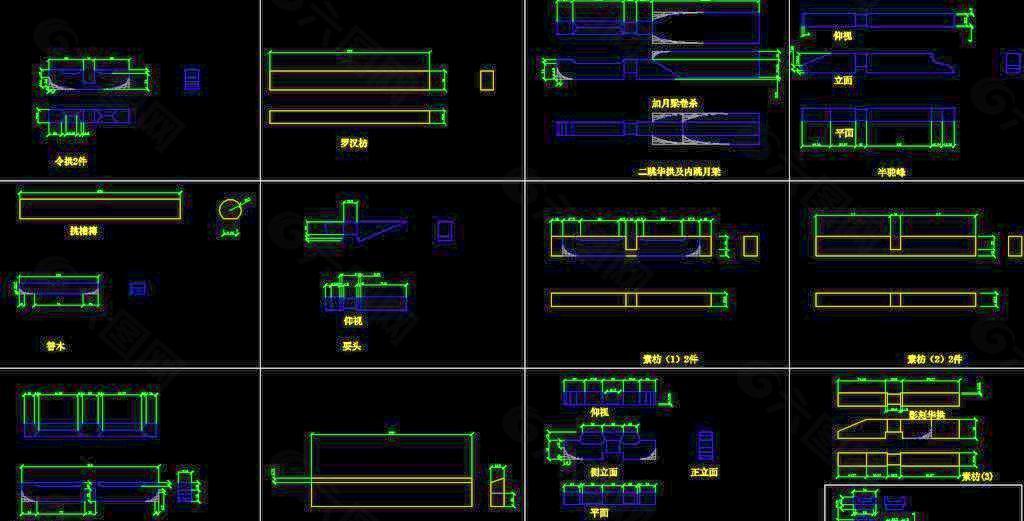 仿古建筑构件