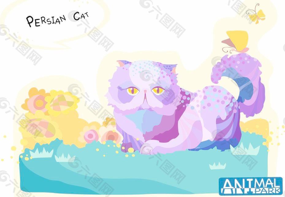 韩国可爱动物乐园插画25