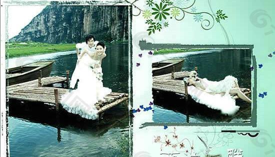 西泊桥畔婚纱摄影PSD模板(9)