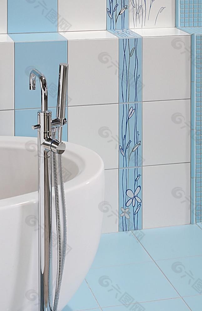 浴室卫生间瓷砖铺贴应用美图