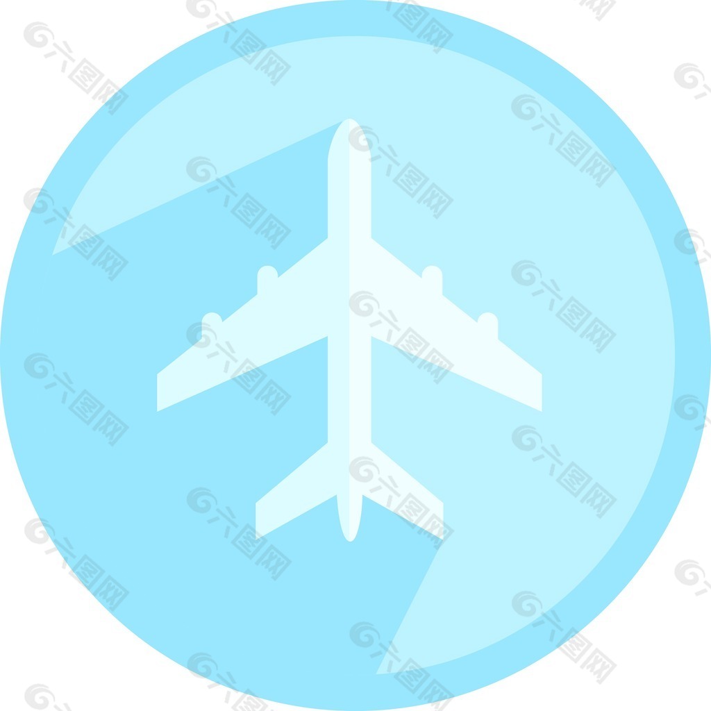飞机旅行图标