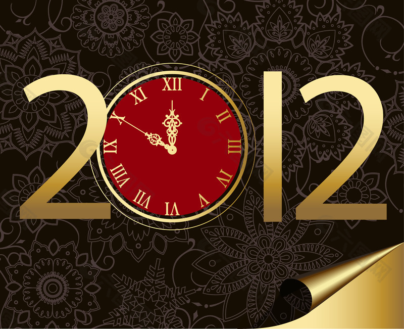 2012新年的钟