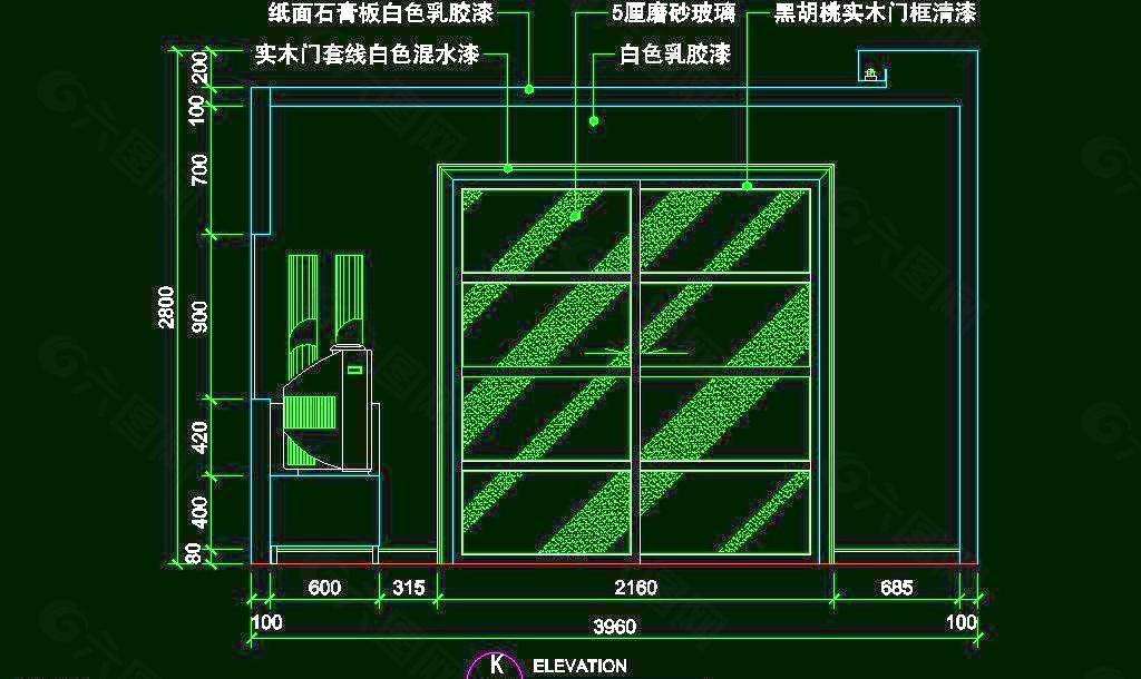 CAD之复式住宅