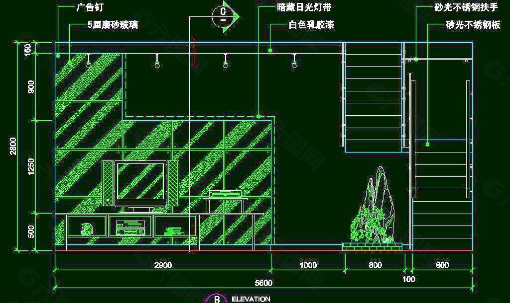 CAD之复式住宅