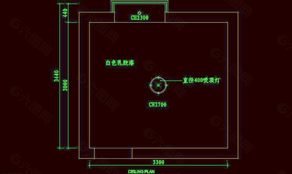 CAD之吧台收银台服务台设计