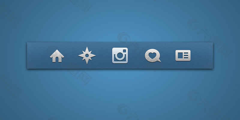 Instagram应用软件图标PSD素材