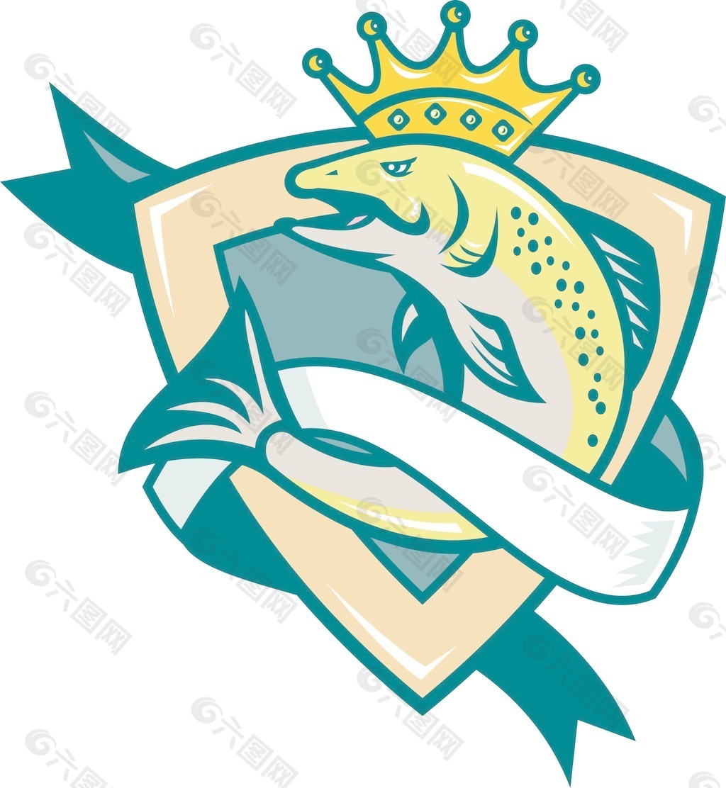 国王鲑鱼跳跃盾