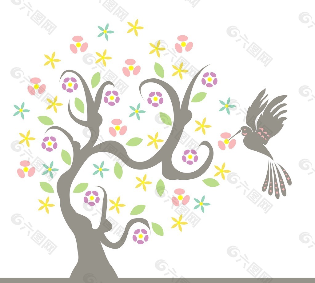 矢量抽象树与鸟