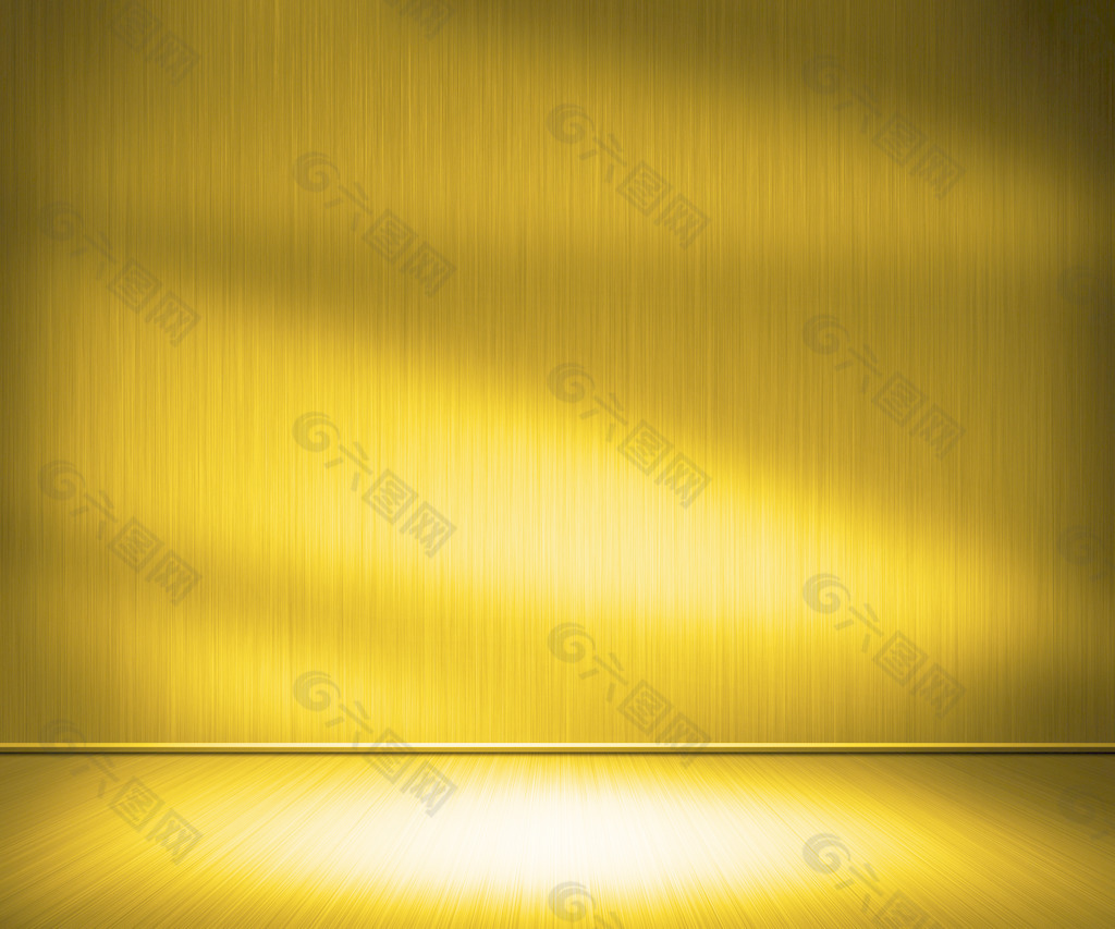 黄金金属室背景
