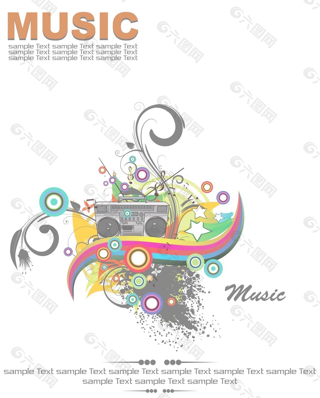 音乐插画